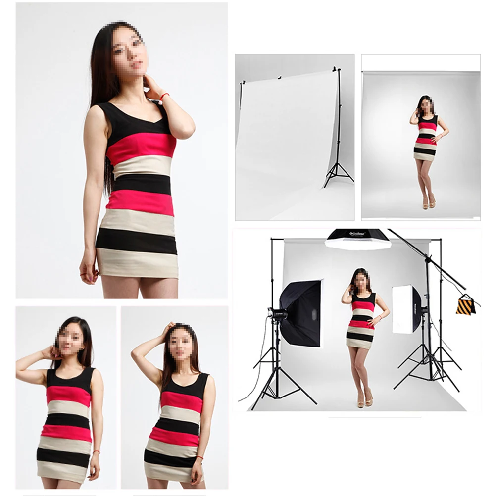 

1pc Backdrop Cloth Solid Color Background Screen Durable Professional Studio Supplies For Portrait Video