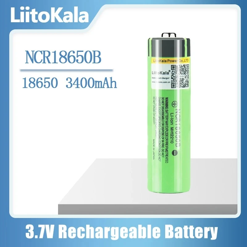 LiitoKala Lii-402 USB 18650/26650 inteligentna ładowarka + 4 sztuki NCR18650B 3.7 v 3400Mah 18650 akumulator litowy do latarki