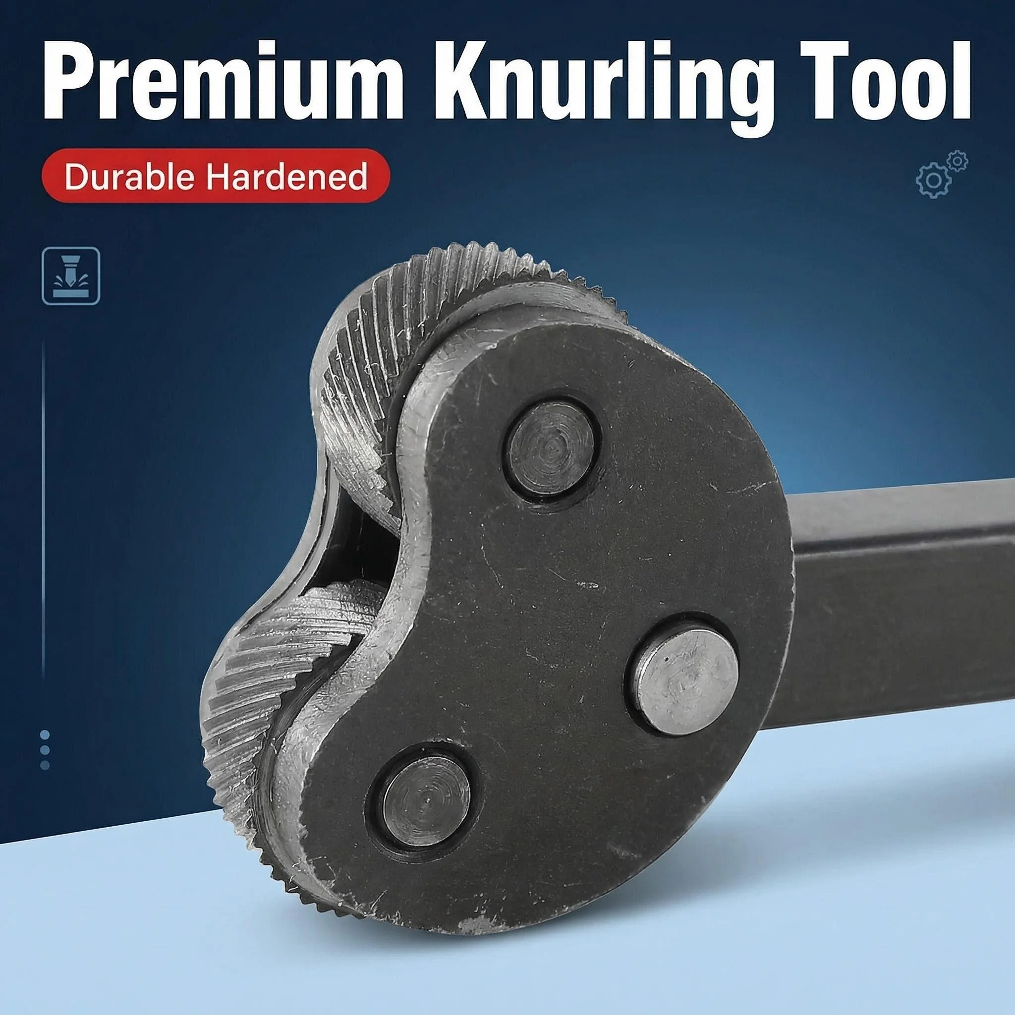 Portable Multifunctional Knurling Steel Knurling Knurl Wheel Tool Lathe Cutter