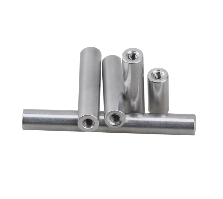 M2 M3 M4 M8 M10 Aluminum Round Coupling Nut Round Aluminum Standoff Spacer Rods