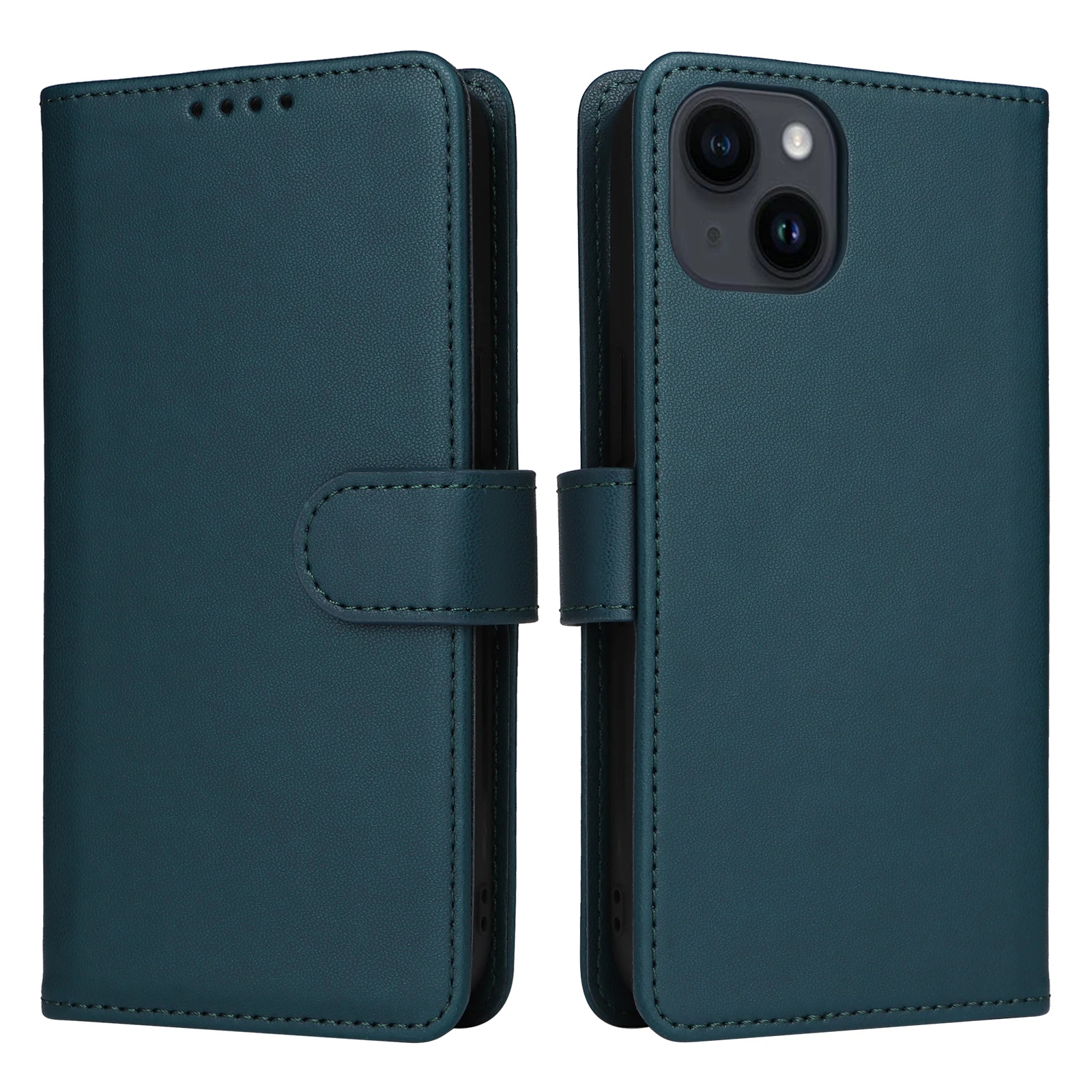 2 في 1 محفظة جلدية مغناطيسية قابلة للفصل لهاتف آيفون 17 16 15 14 13 12 11 Mini Pro XR XS Max Air 8 7 6 Plus غلاف الكتاب