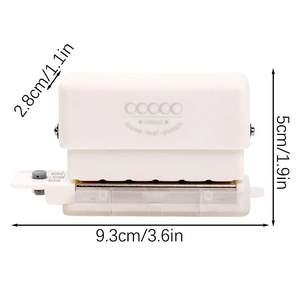 Ручной мини-перфоратор A4/30 отверстий A5/20 отверстий B5/26 отверстий Дыроколы для бумаги для поделок из бумаги