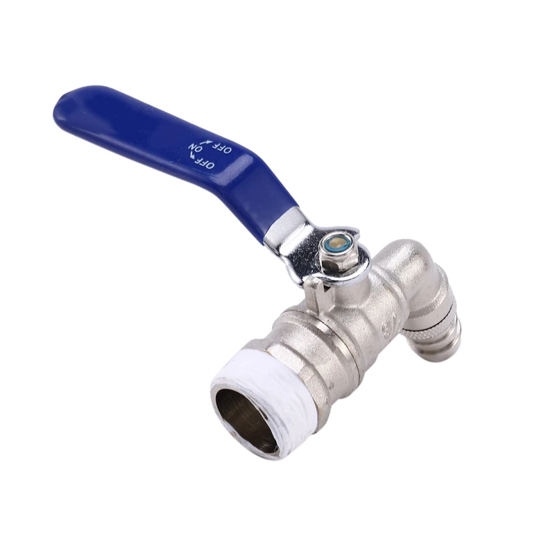 IBC Ball Outlet Tap Tank 3/4 Inch Food Grade Drain Adapter 1000L Tank Rainwater Container Brass Hose Faucet Valve