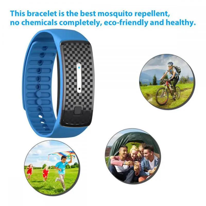 Ultrasound Mosquito Watch Wristband Summer Mosquito Repellent Bracelet Insect Band Children Adult Outdoor Anti-mosquito Artifact