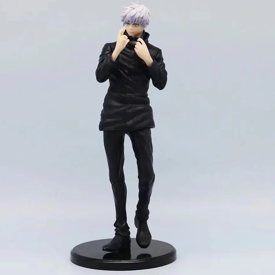 Nouveau 21CM Anime Jujutsu Kaisen Satoru Gojo Figure tête Interchangeable modèle jouet cadeau Collection Itadori Yuji figurine PVC