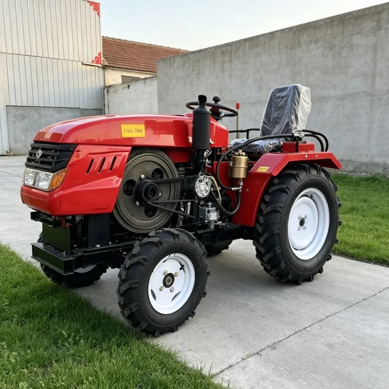 Customized Tilling Machine, Hot-selling Four-wheel Rotary Tiller, All-scenario Farm Cultivation Equipment, Wheeled Rotary Tiller
