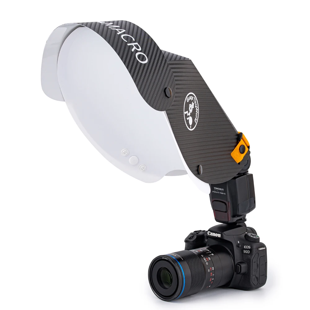 Atualizar ferramentas de fotografia macro universal flash difusor softbox speedlight refletor snoot câmera acessórios macro tiro
