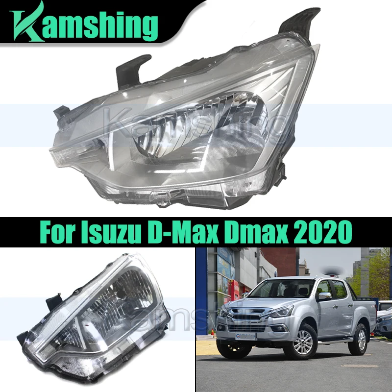 Car Front Bumper Headlight For Isuzu D-Max Dmax 2020 Front Head Light Headlamp Head Lamp (Low configuration)