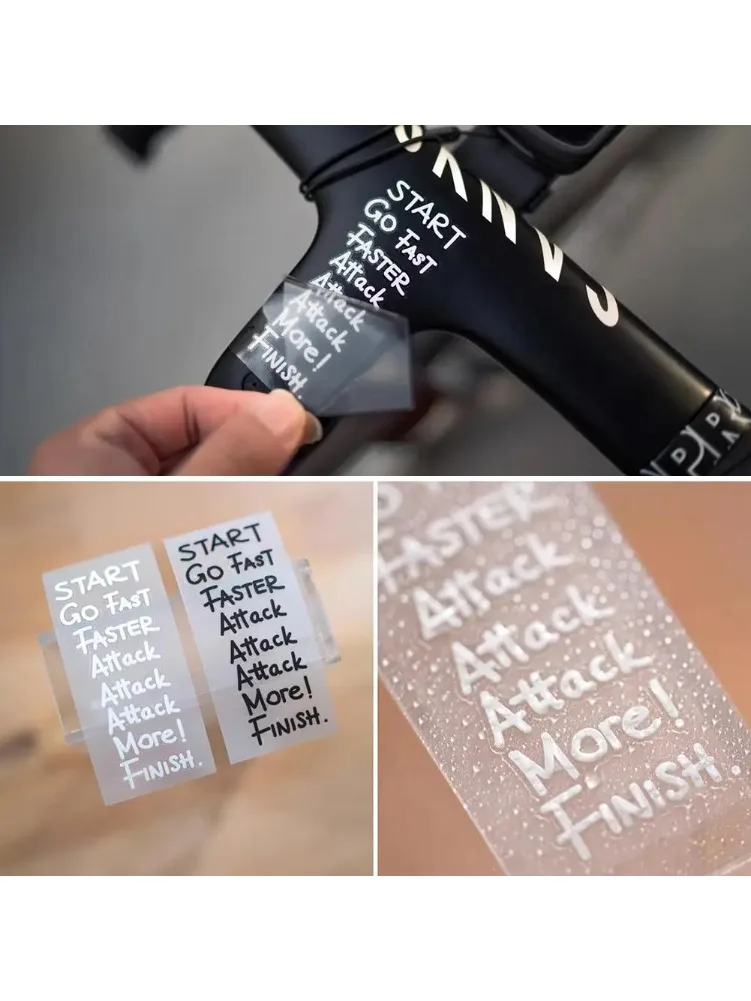 AliExpress NONE Go Fast Attack More Bicycle Sticker Waterproof Vinyl Decal Bike Frame Handlebar DIY Cycling Decoration Accessories