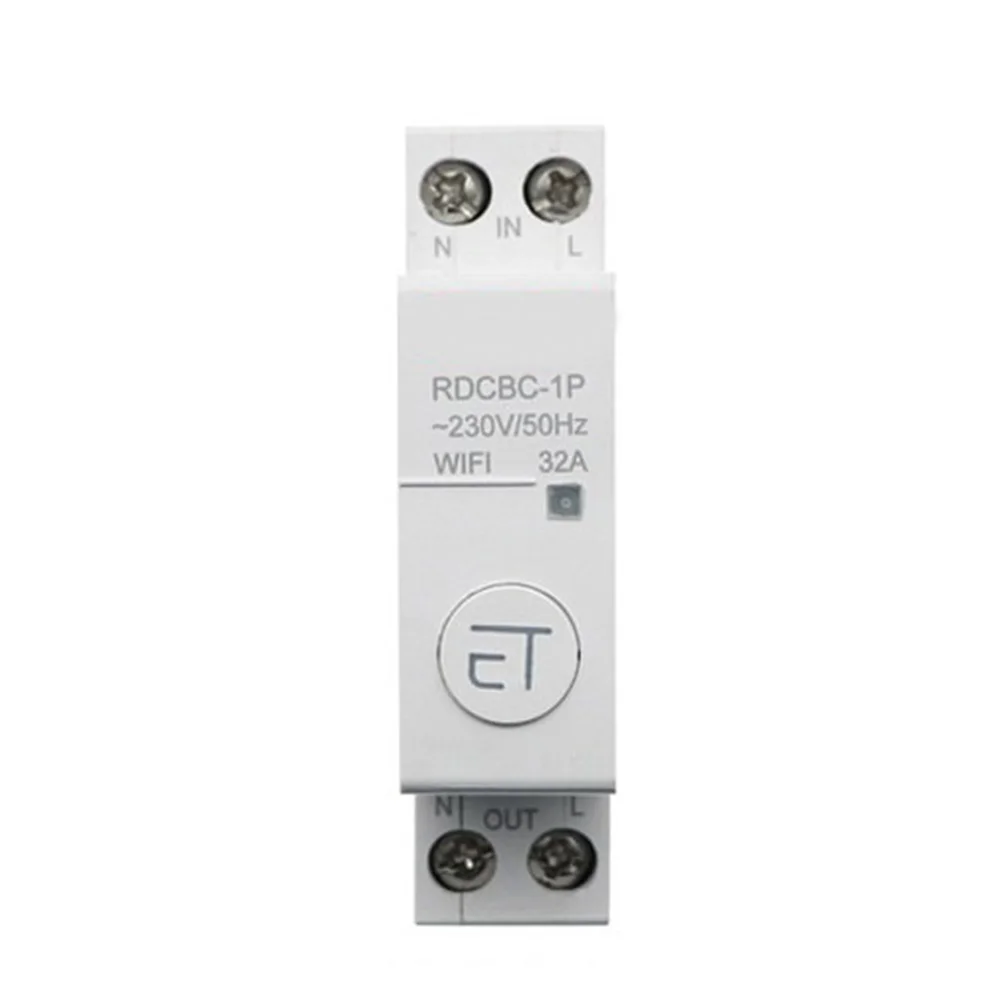 

Breaker, Circuit Breaker 18mm DIN Rail Installation Smart Timer Switch 2P; AC400V 4P DIN Rail WIFI Circuit Breaker