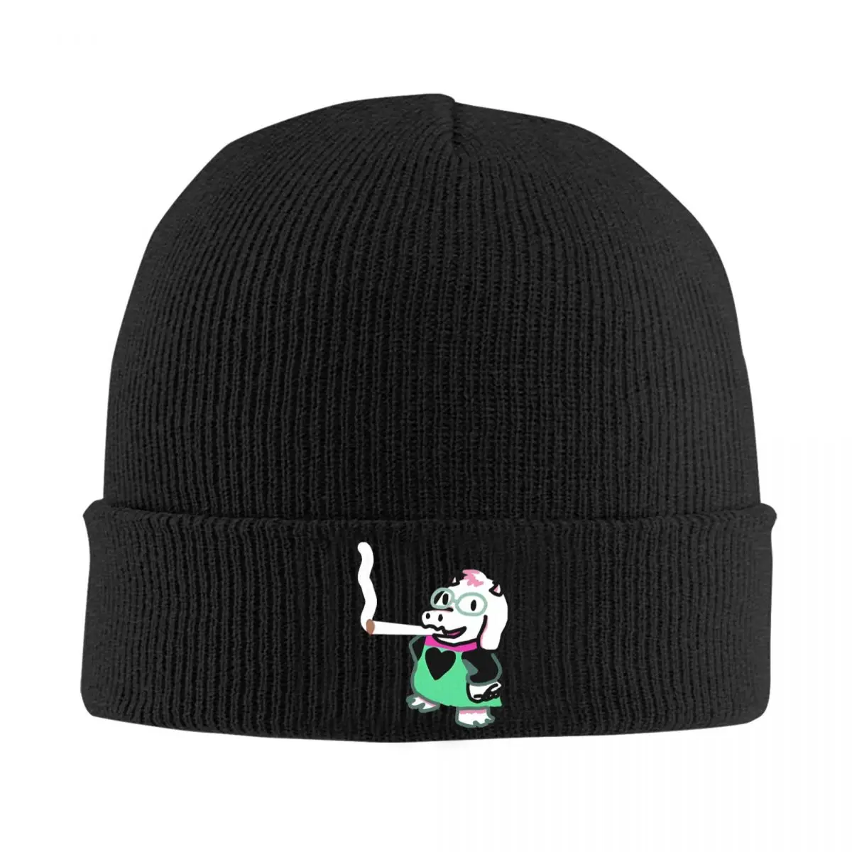 Cute Ralsei Blunt Design Knitted Hat Beanie Winter Hats Warm Unisex Street Deltarune Caps Men Women Gifts