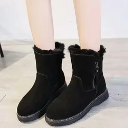 2024 New Winter Boots Women Genuine Leather Shoes Cow Leather Women Snow Boots Warm Shoes Cold Winter Woman Ankle Boots