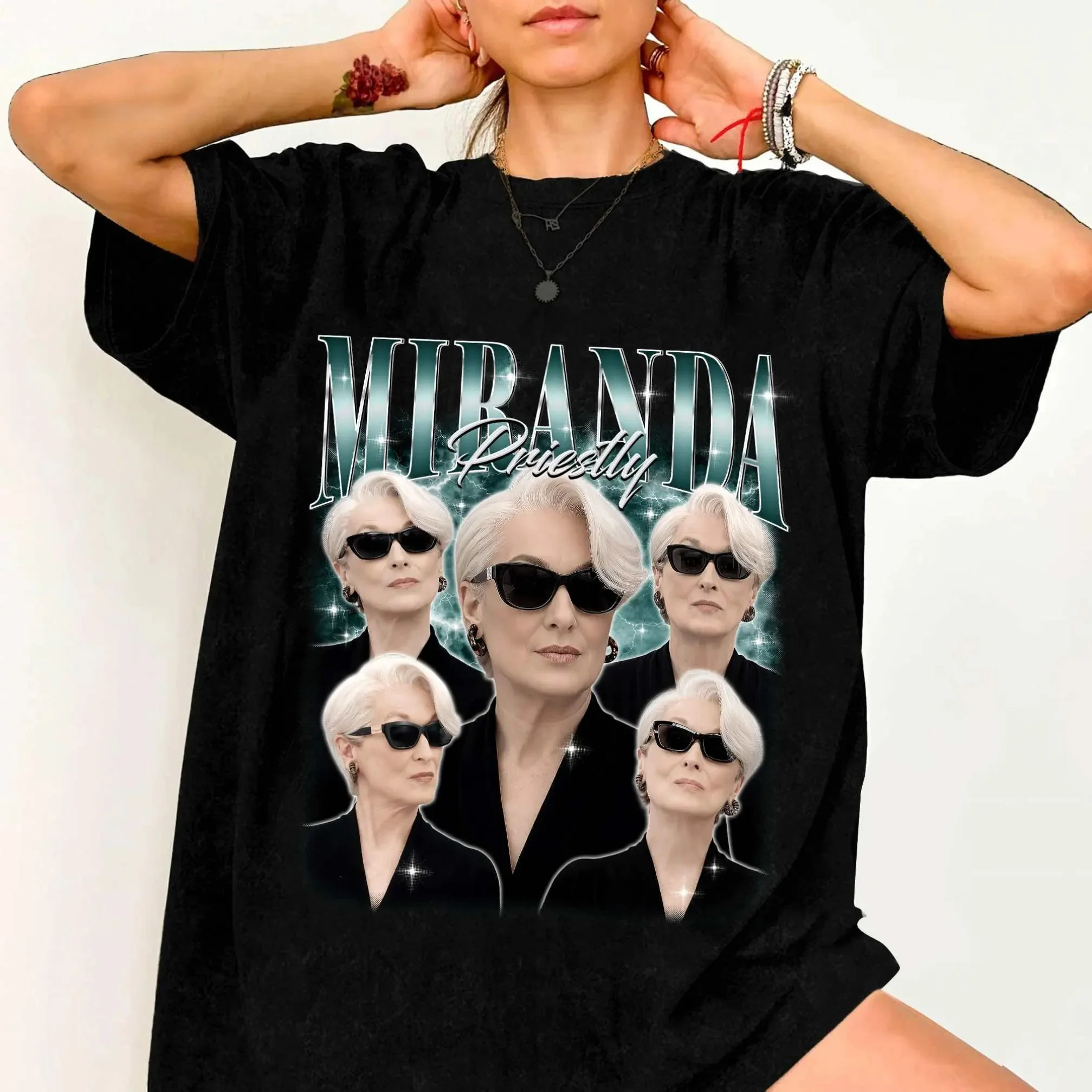 Movie The Devil Wears Prada 2 Miranda Priestly T-shirts Men Women Summer Cotton Clothing Fashion Breathable Short Sleeved Tee