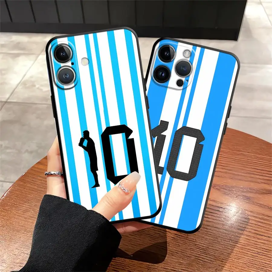 كرة القدم الرياضية عدد أسود لينة غطاء الهاتف القضية آيفون 15 16 14 زائد XS ماكس 17Air 7 8 XR 13 12 11 17 برو