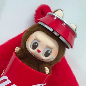 Orijinal coca-cola, labubu bir dizi peluş macaron 3.0 / vinil yüz, bebek, şekil, aksiyon, anahtarlık kolye masa dekorasyon, çocuklar hediye En çok satılan 12 coca-cola anahtarlık-10 numara