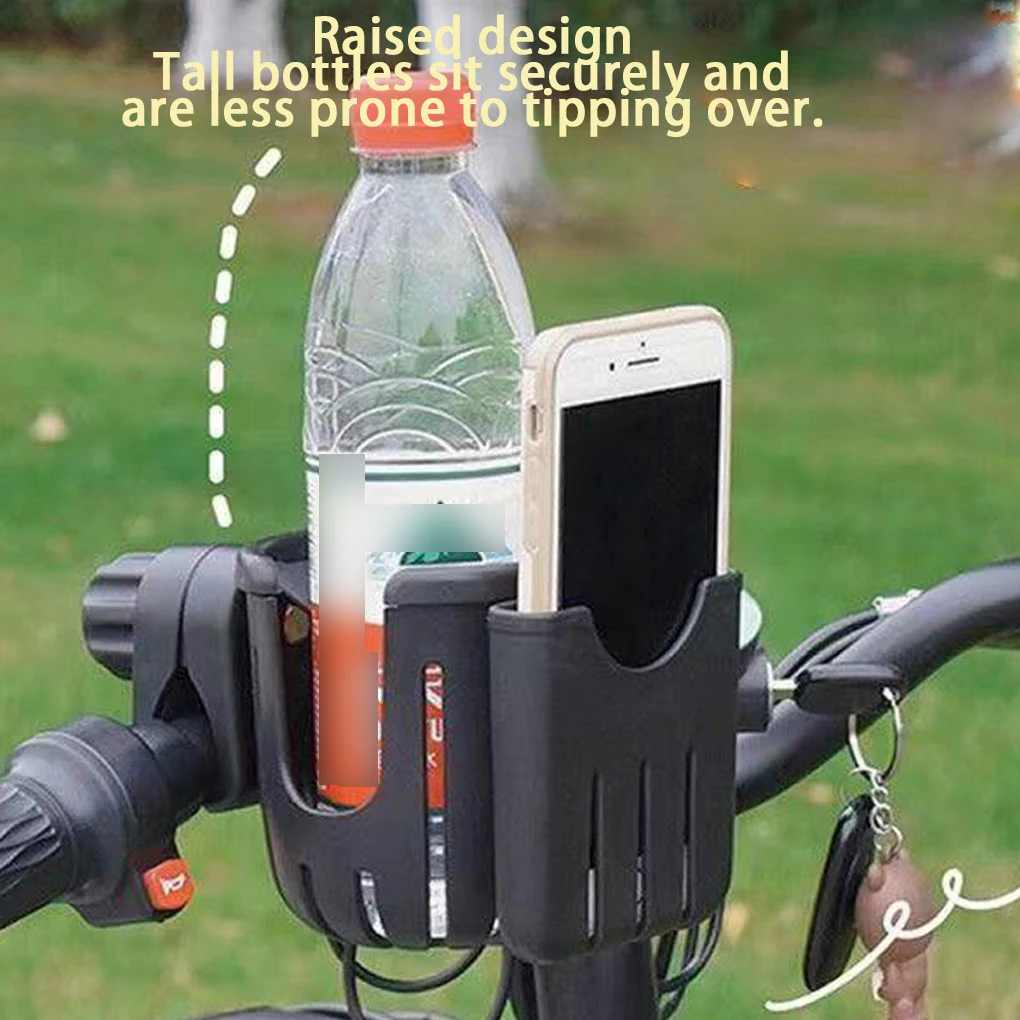 Baby Stroller Handlebar Drink Holder Phone Support Kids Pram Milk Stand For Bottle Bracket Motorcycle Handle Bar Drink Holder