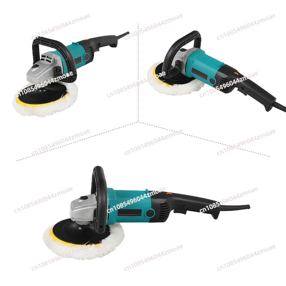 Electric Buffer Polisher 7 Inch for Polishing Sanding Waxing 3600RPM D-Type Handles Waxer Buffer Machine Car Polishing Machine