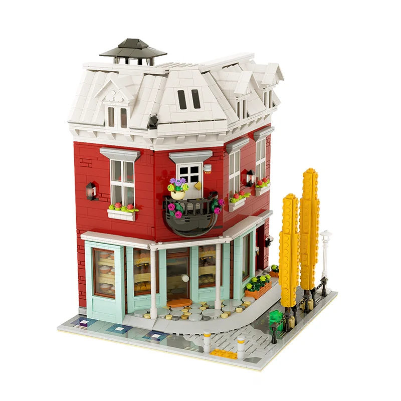 ตัวต่อโมเดลร้านเบเกอรี่แบบประกอบเอง 2685 ชิ้น ของเล่นสร้างสรรค์ ของขวัญคริสต์มาส ของขวัญวันเกิด