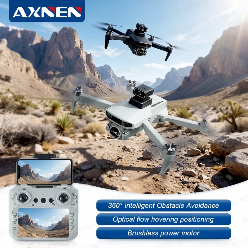 

AXNEN New X37 Drone 4K Professional HD Camera Optical Flow 5G WIFI FPV 360° Obstacle Avoidance Brushless RC Quadcopter Toy