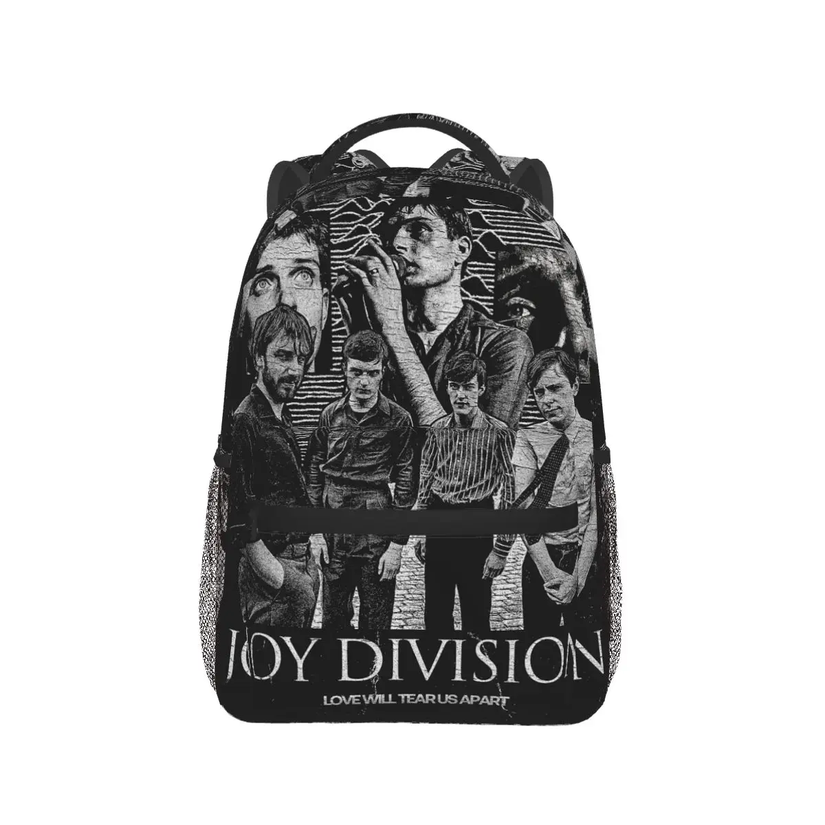 Joy Division Creative Line Print Backpack Hot Sale Daypack Large Capacity Kids BookBag School Bag Shoulder Bags for Men Women