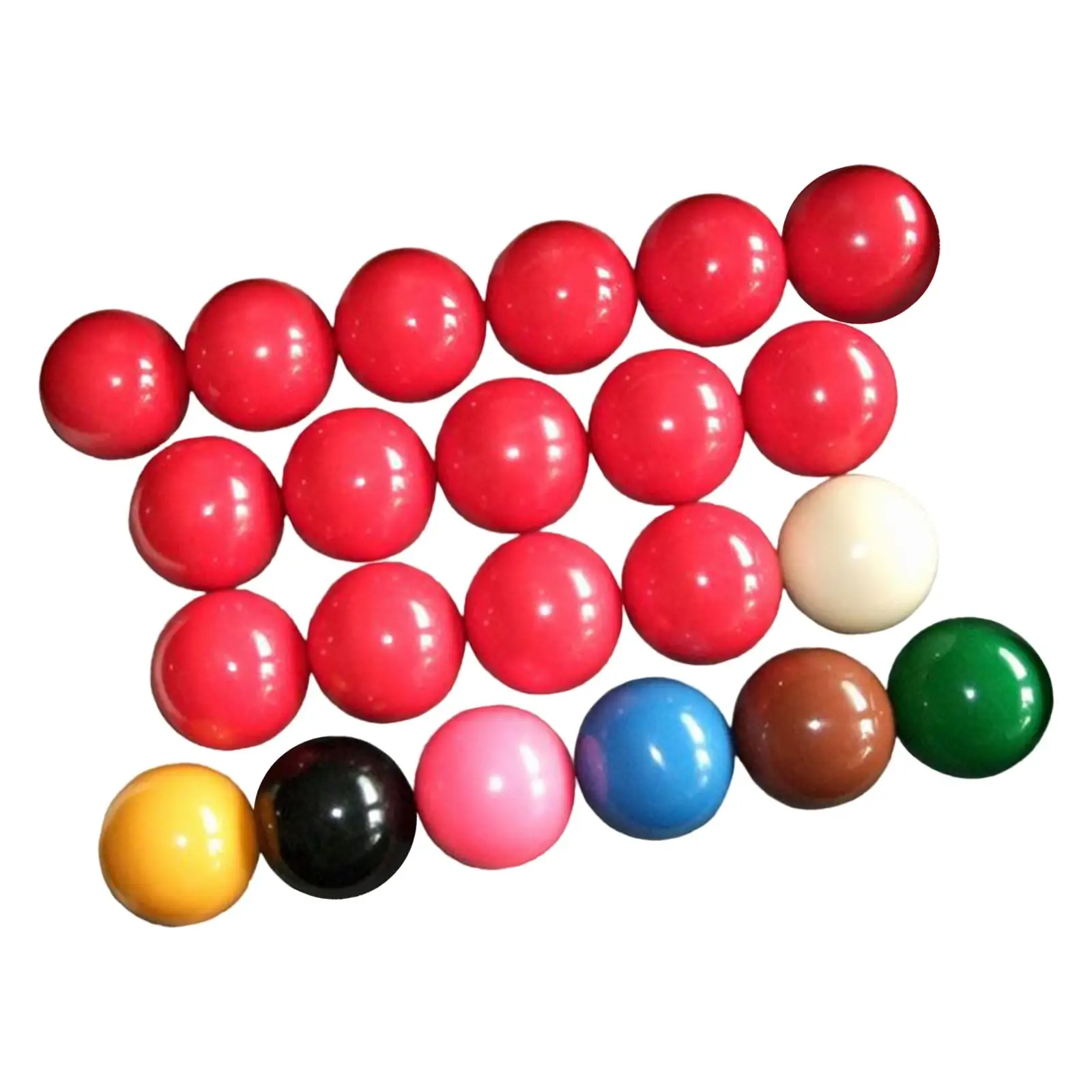 Pool Table Snooker Balls Official Size Resin Billiard Set Game Training Equipment for Home Club Arcade Play