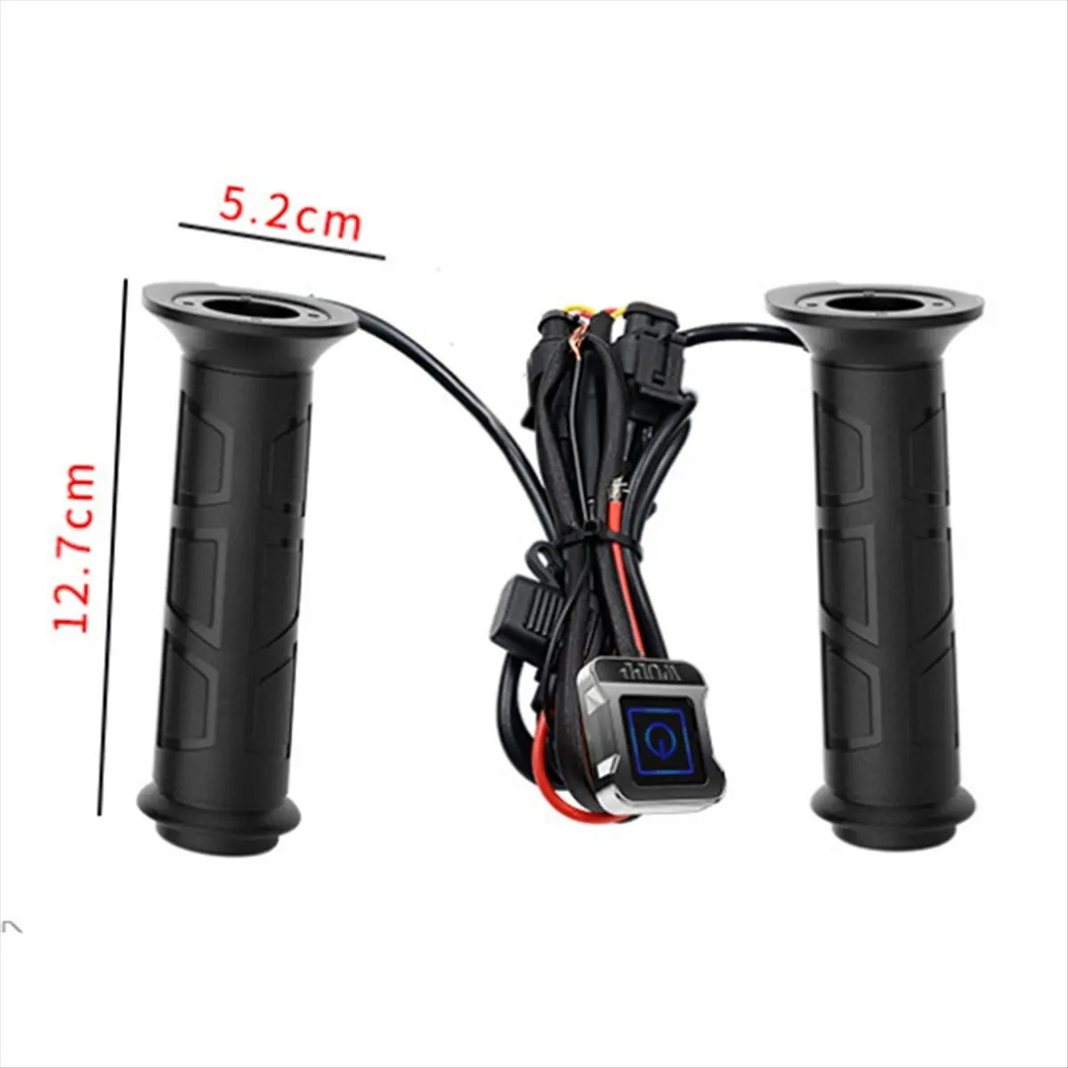 [Saleout]Hand Warmer Grip Smart Temperature Control Adjustable Hot Grip Handle Waterproof ATV Handlebar Heater for Motorcycles