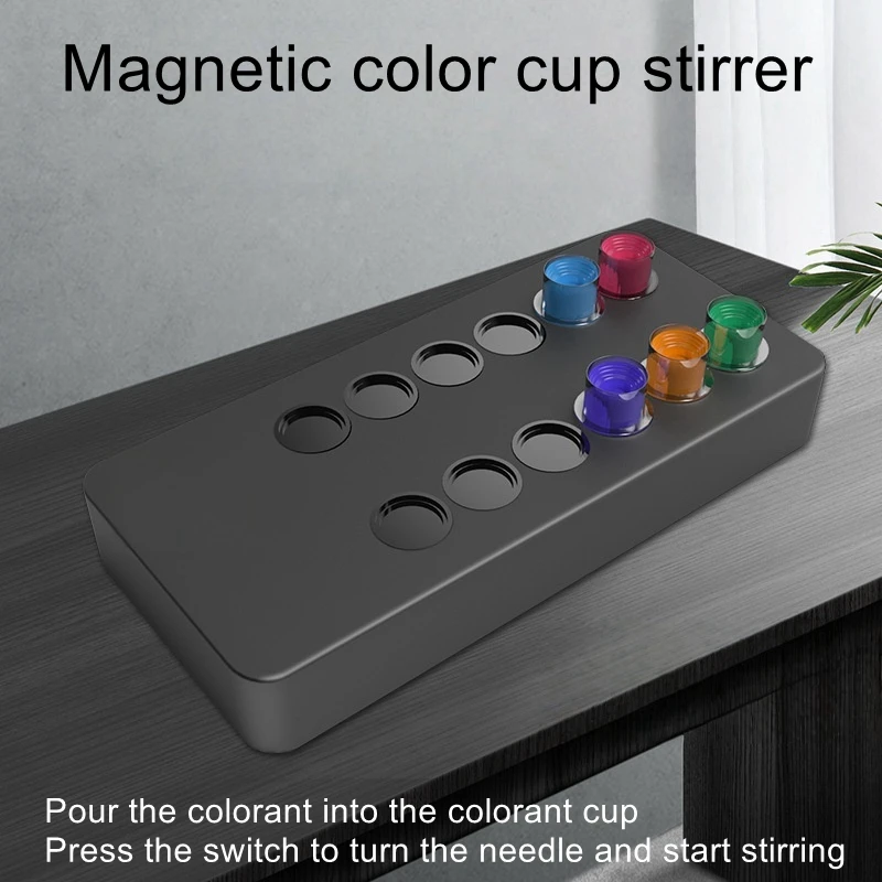Multi-Function Tattoo Ink Mixer Magnetic Ink Shaker Electric Pigment Oscillator