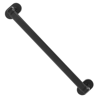 1 set Shelf Towel Holder Hanger Wall Grab Bar Oil Rubbed Bronze Bath Hanging Rack Modern Bathroom Storage Organizer Black Design