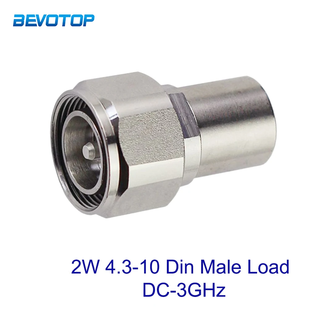 

2W 4.3-10 Mini DIN Male Load Connector RF Terminal Dummy Load 50 Ohms DC-3GHZ Straight Coaxial RF Adapter