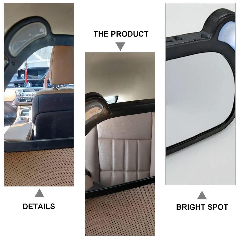 1Pcs Backseat Observation Mirror High Quality Car Interior Rear Mirror Adjustable Rotatable Car Monitor Rearview