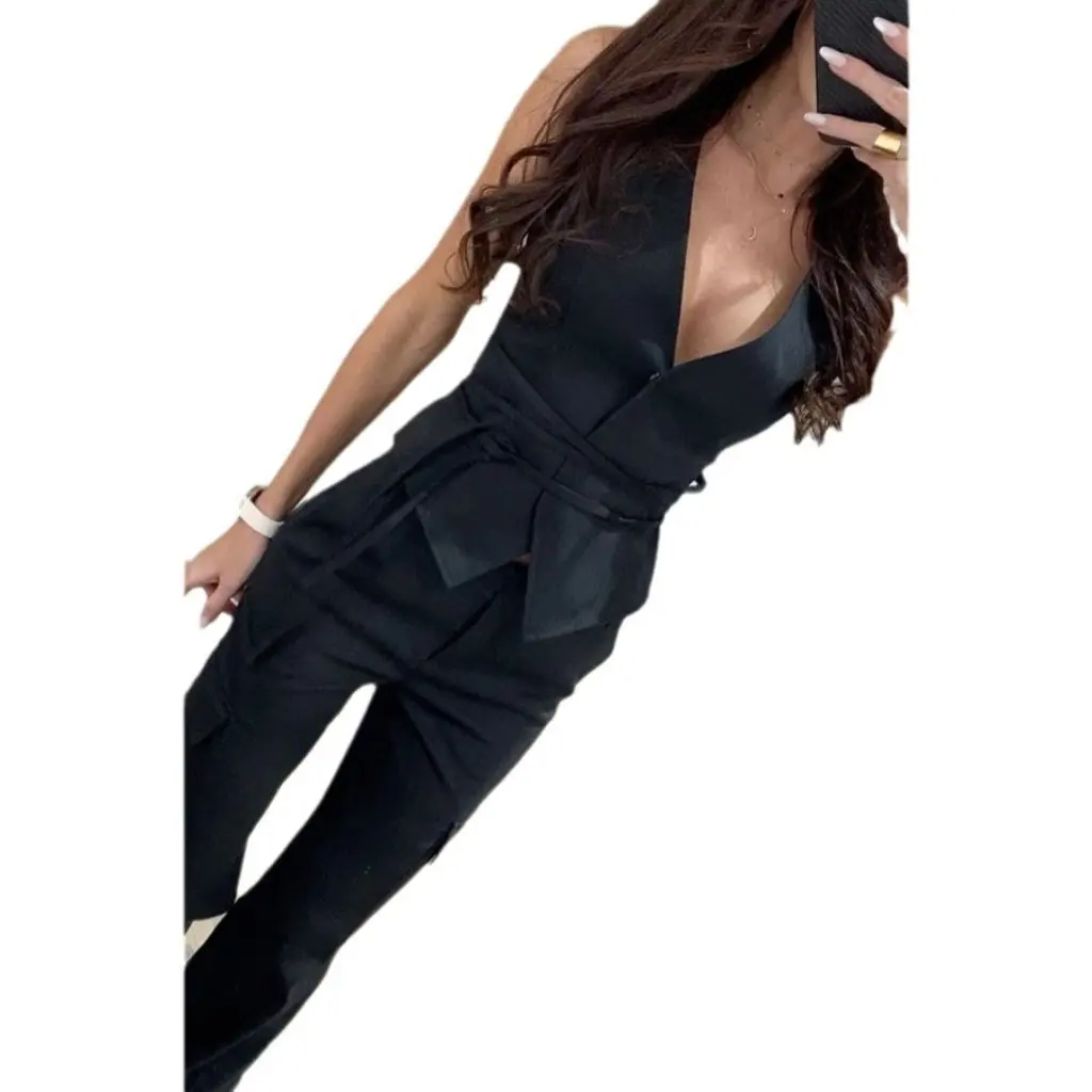 

Women's Lace-up Casual Top Loose Multi-color Fashion Vest Spring Summer New INS Vacation European American Style