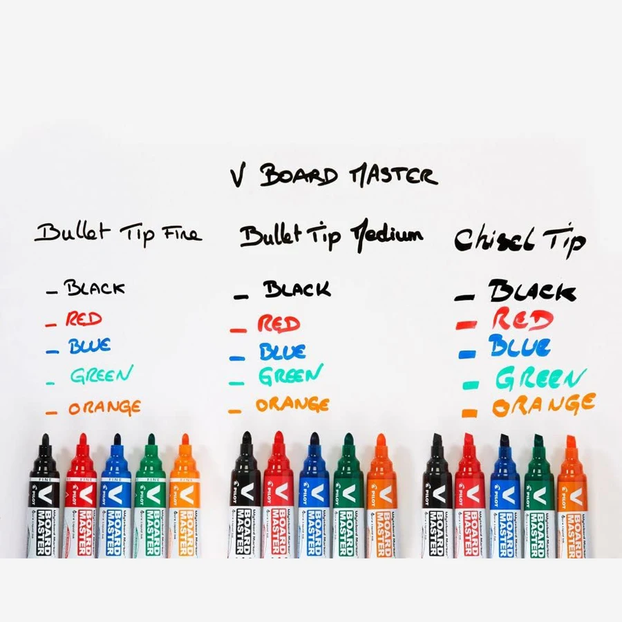PILOT Large Capacity Ink Erasable Whiteboard Pen Multi Colored Office Markers Stationery, Color Teacher Training Course Tool Pen