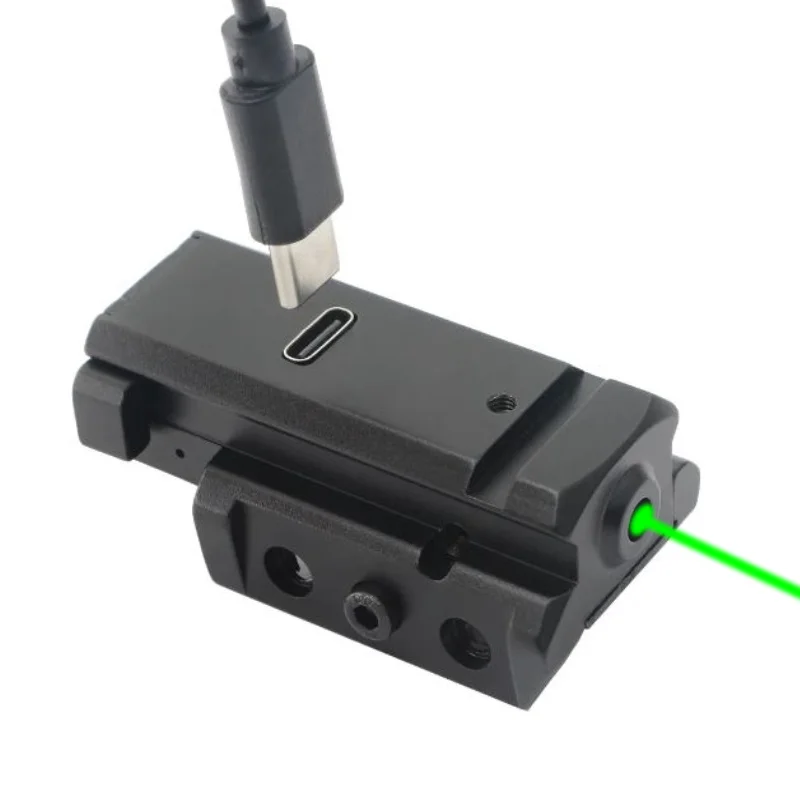 Laserzielgerät, passend für 20-mm-Picatinny-Weaver-Schiene, für Pistolen und Gewehre /Grün/Rot. – Detail 2