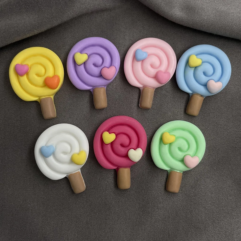 7 Stück bunte Süßigkeiten-Kühlschrankmagnete, Schokoladen-Lutscher für Kühlschrank, niedliche Heim- und Küchendekorationen, Fotoaufkleber