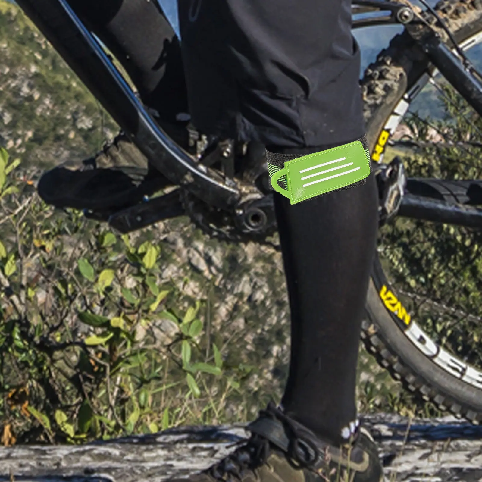 1Pair Riding Pant Leg Band Elastic Adjustable Trouser Leg Strap Camping Boot Elastic Belt Cycling Accessory Trousers Fixing Band