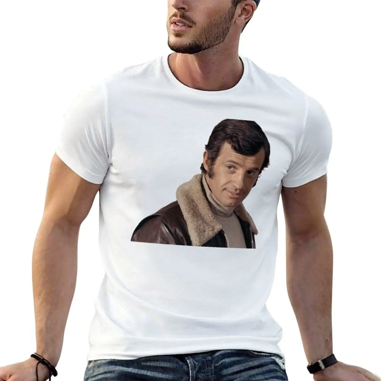 Jean Paul Belmondo T-Shirt quick-drying for a boy T-shirts for men cotton