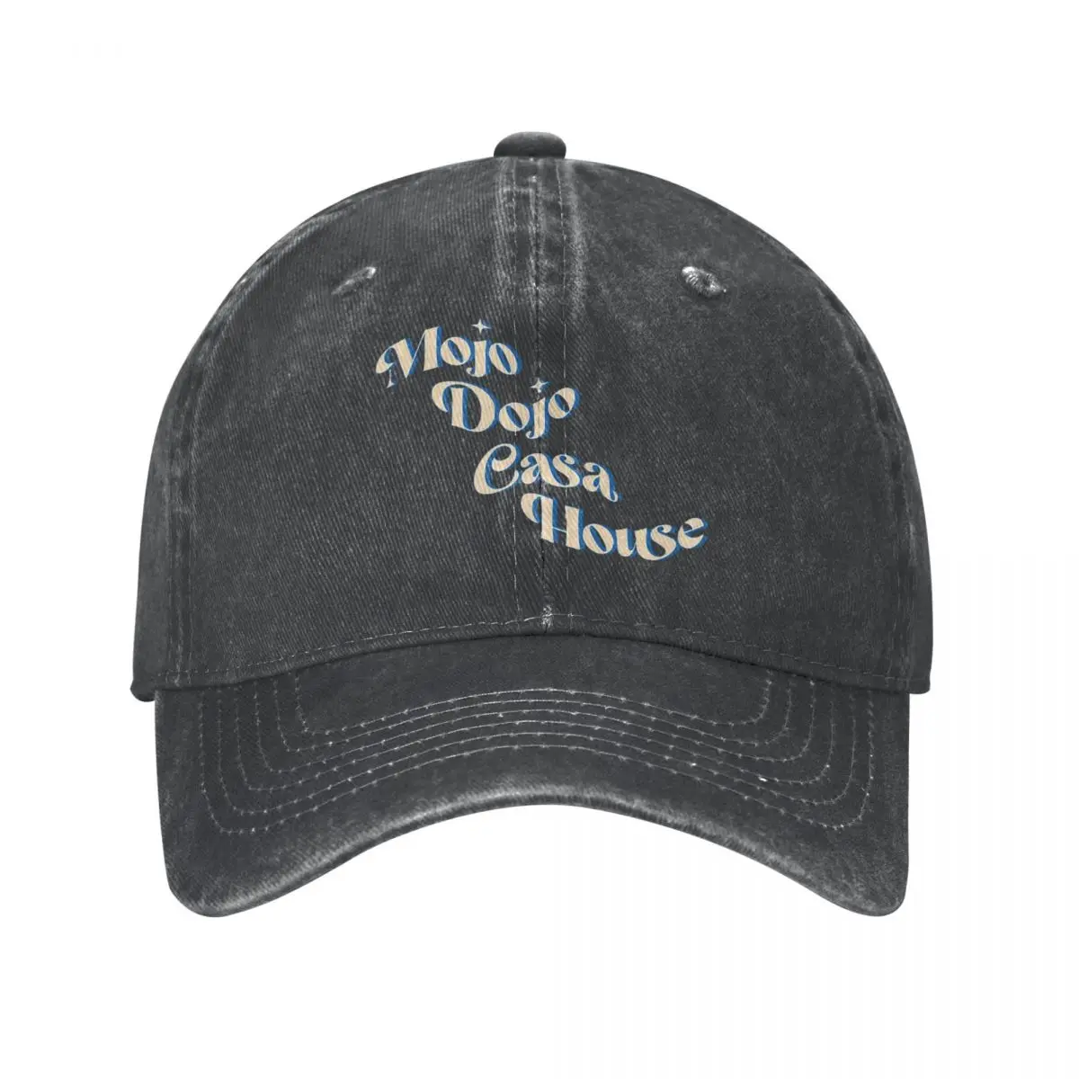 Mojo Dojo Casa House Baseball Caps Accessories Vintage Distressed Denim Unique Dad Hat Men Women Outdoor All Seasons Travel