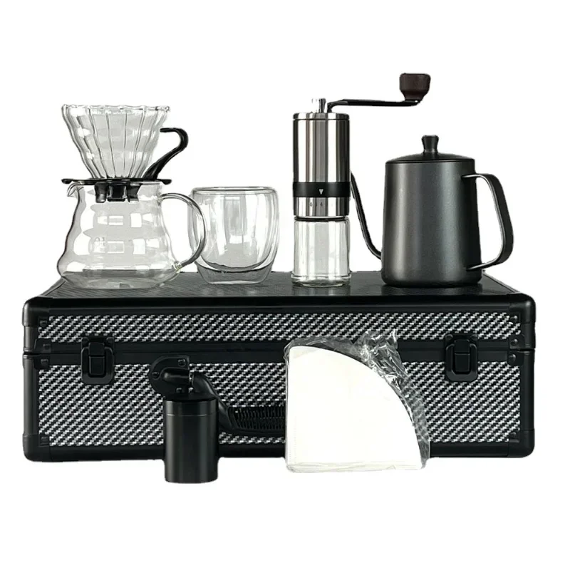 Travel Bag Manual Coffee Dripper Brewer Coffee Maker Accessories Gift Kit