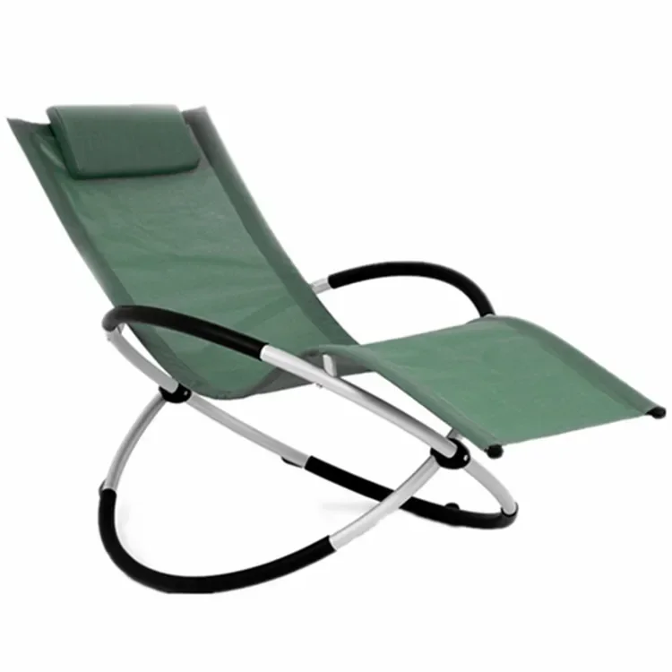 Leisure Folding Oversized Zero Gravity Recliner Lawn Chair With Armrest Cushion