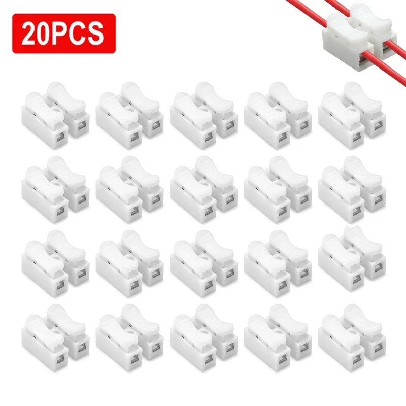 Quick Splice Lock Wire Connector 1/2/3/4/12pin Electrical Cable Wire Terminals For Easy Safe Splicing Into Wires Led Strip