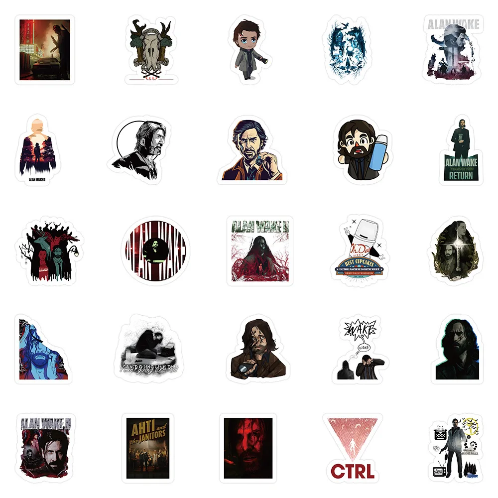 10/54 قطعة لعبة الرعب الإثارة القاتل الكتابة على الجدران ملصقات مقاوم للماء الهاتف سكيت سجل القصاصات الغيتار DIY بها بنفسك الشارات الزخرفية #5