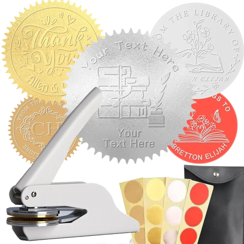 Personalisierter Prägestempel LOGO Hochzeit Bibliotheksbuch Privates Siegel Anpassung Umschlag Party Einladung Prägestempel DIY