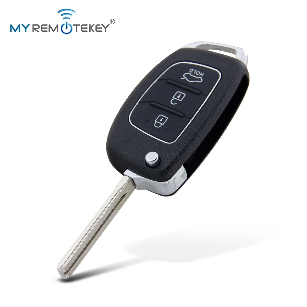 MYREMOTEKEY FCC ID RKE-4F08 Klappbarer Fernbedienungsschlüssel für Hyundai Santa Fe Accent mit 3 Tasten – Detail 6