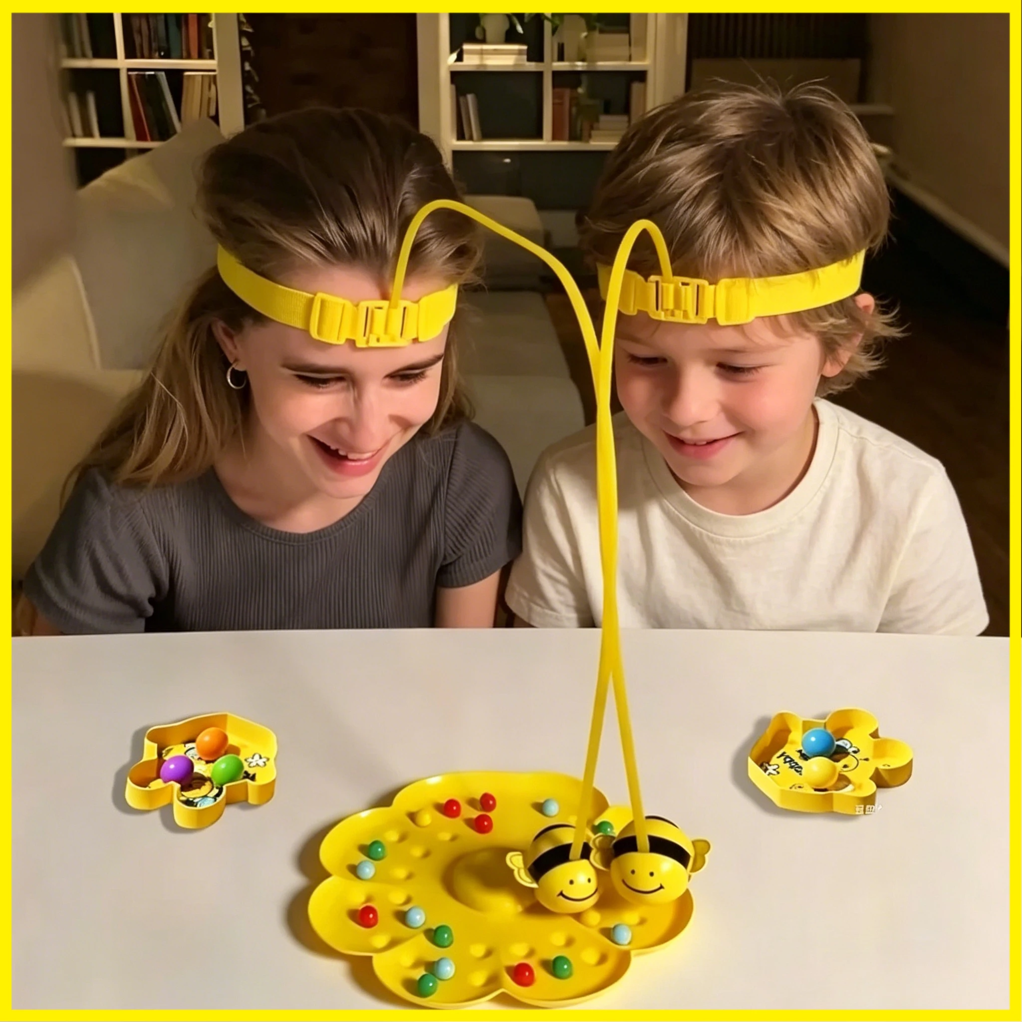 

Little Bumblebee Board Game Puzzle Fishing Toys Interactive Educational Toys for Kids Multiplayer Battle Game Board Holiday Gift