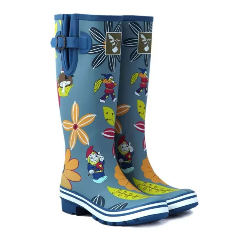 British Women's Anti Slip Rubber Rain Boots