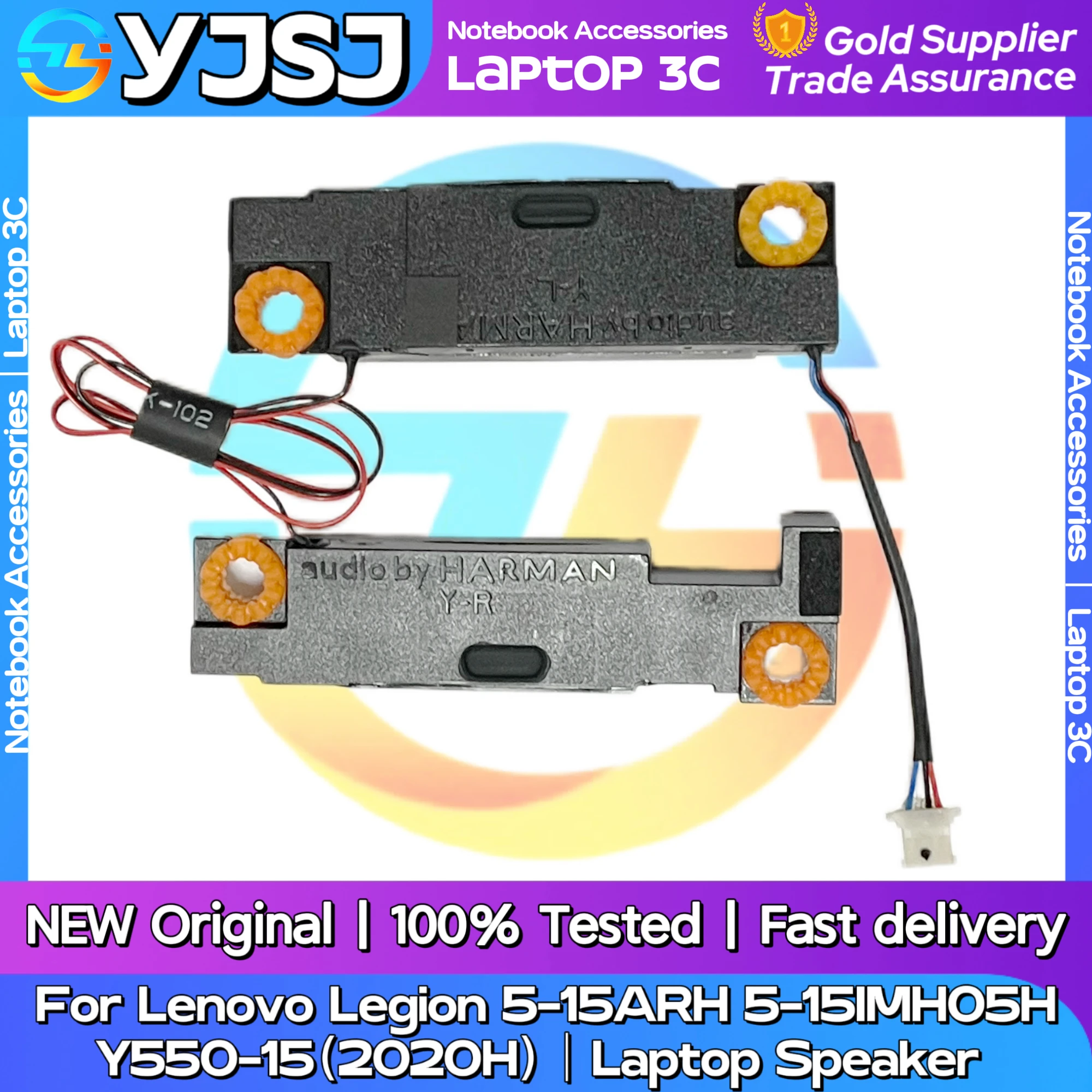 New Original Laptop Speaker For Lenovo Legion Y7000 Y7000P R7000 R7000P 5-15ARH 5-15IMH05H Y550-15 (2020H ) Built in horn audio - view 2