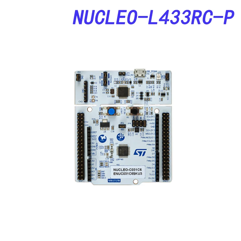 

NUCLEO-L433RC-P Development Boards & Kits - ARM STM32 Nucleo-64 development board STM32L433RC MCU, SMPS, supports Arduino, ST Zi