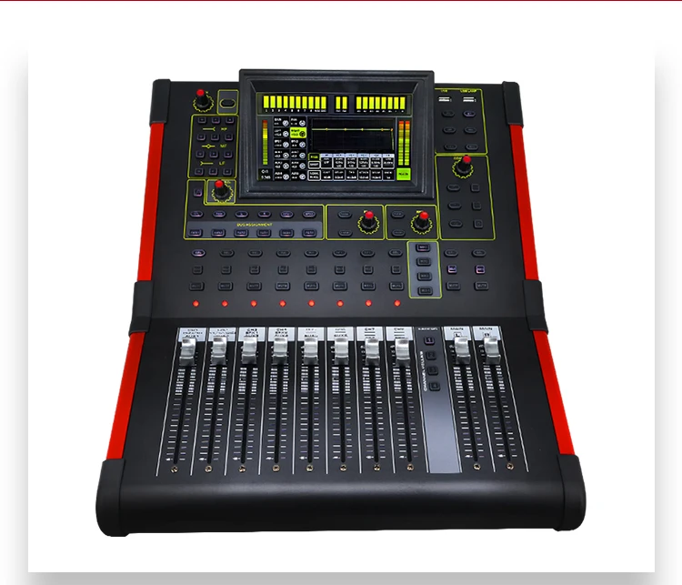

DM12 Professional Digital Mixing Console with 12 Channels Professional Audio Mixer for Studio & Live Performances