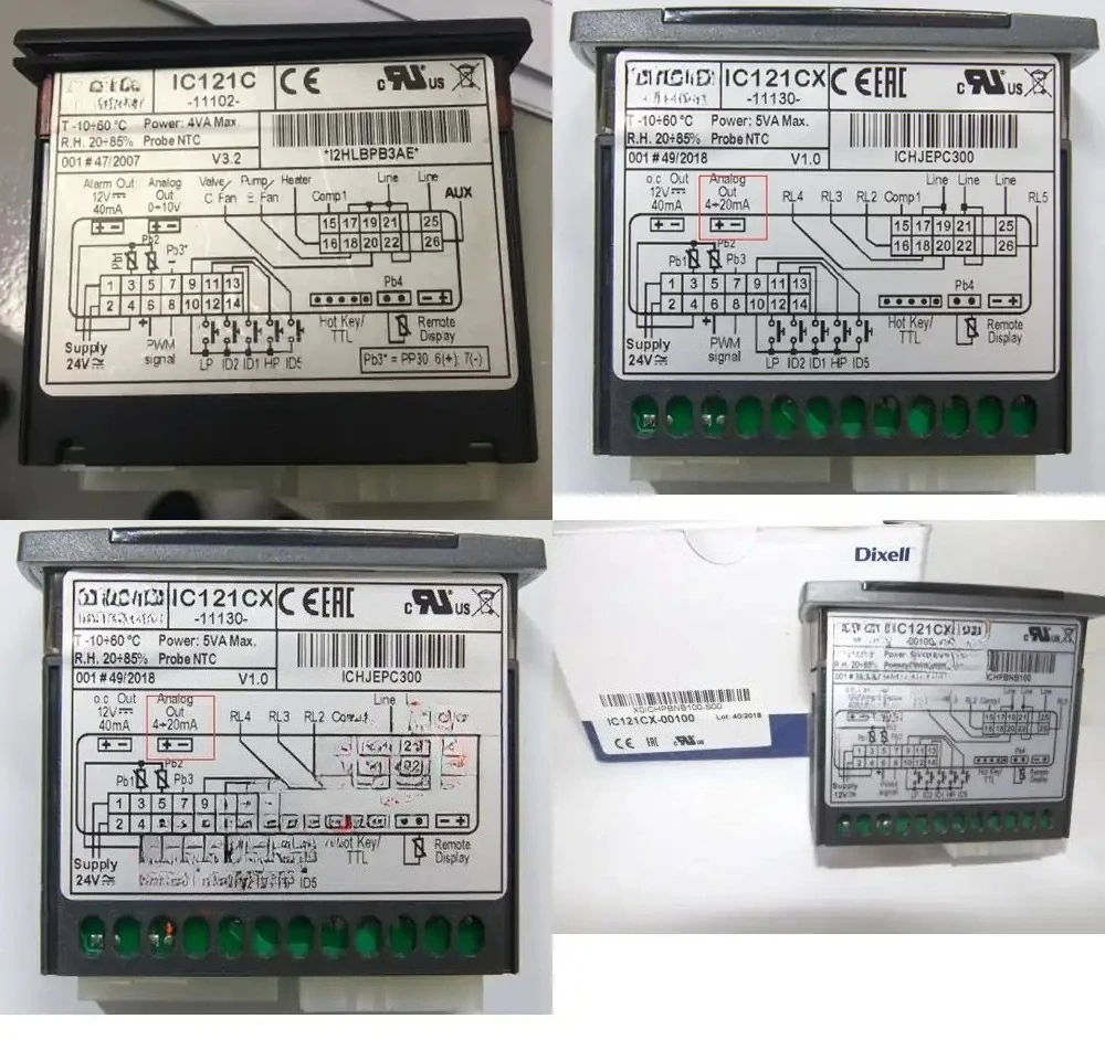 Controlador de Temperatura para Italia IC121CX-00100 IC121CX-11200 IC121C-00101 IC121C-11102 IC121CX-11100 IC121CX-11