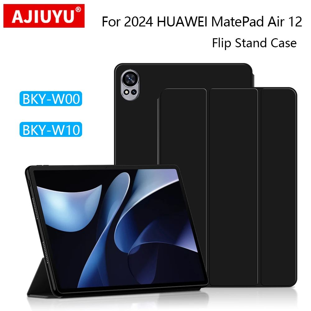 

Чехол для HUAWEI MatePad Air 2024, Чехол Для 12-дюймового планшета Air12 BKY-W00, защитный чехол из искусственной кожи для планшета с автоматическим спящим режимом/пробуждением